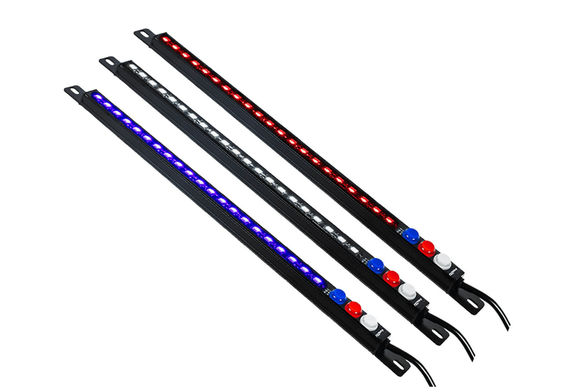 60cm LED Strip Light - Dimmable | 12V | Tri-Colour Red, White & Blue | AllSpark