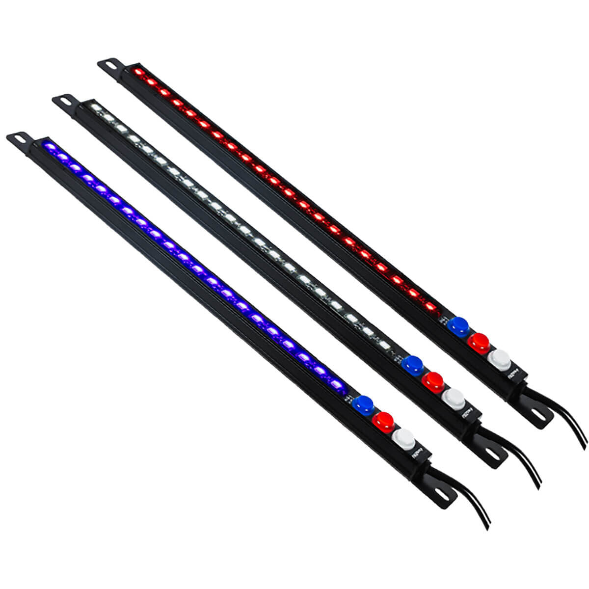 LED Strip Light - Canopy 4 Light Pack | Tri-Colour Red, White & Blue | AllSpark