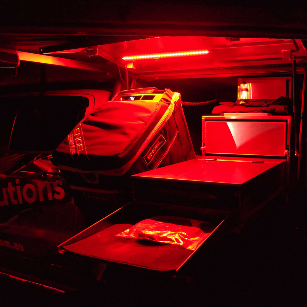 LED Strip Light - Canopy 4 Light Pack | Tri-Colour Red, White & Blue | AllSpark