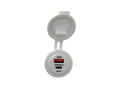 AllSpark White QC3 USB + QC4 USB Type C PD 60W Charging Socket