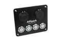 AllSpark 4 way push button switch panel