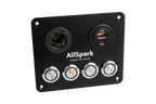 AllSpark 4 way push button switch panel