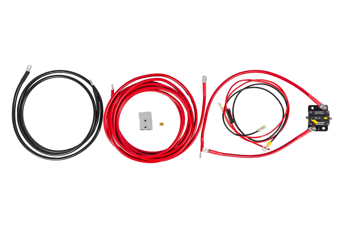 DCDC Charger Wiring Kit - Start battery to Anderson plug (Ignition protected) | AllSpark 