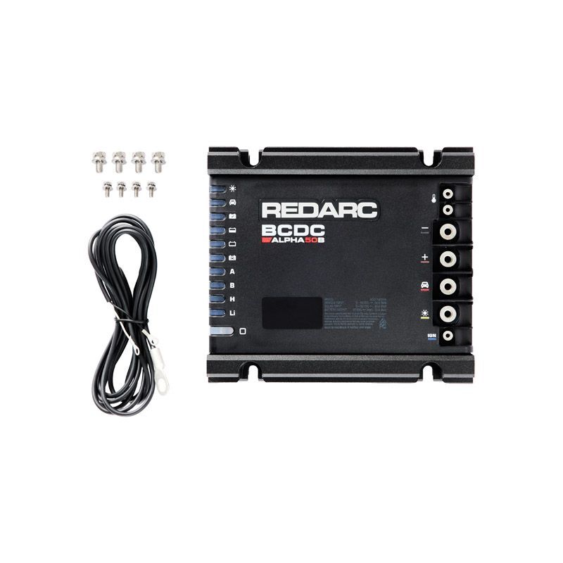 REDARC BCDC ALPHA 50A BATTERY CHARGER IP67/69K