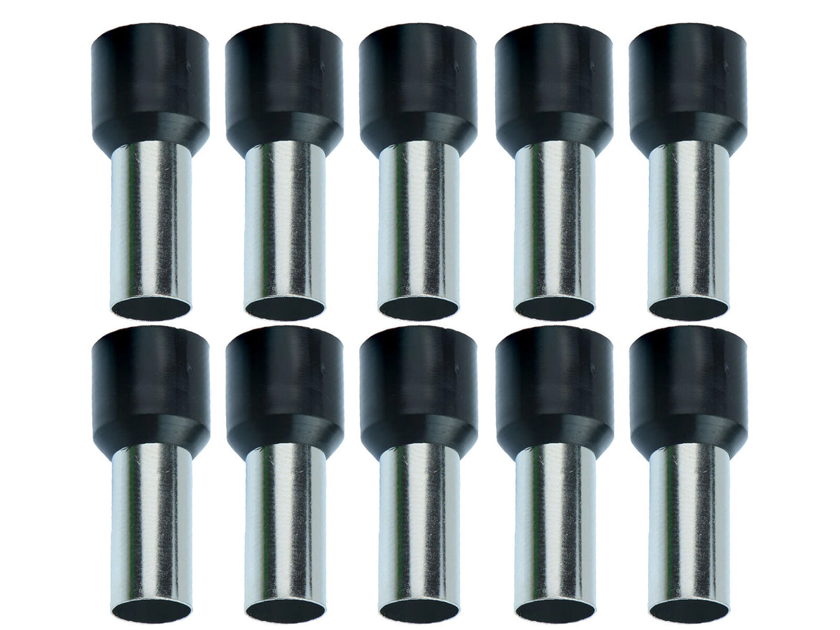 Bootlace Pin - Black 25mm2 - 10 Pack