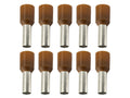 Bootlace Pin - Brown 10mm2 - 10 Pack