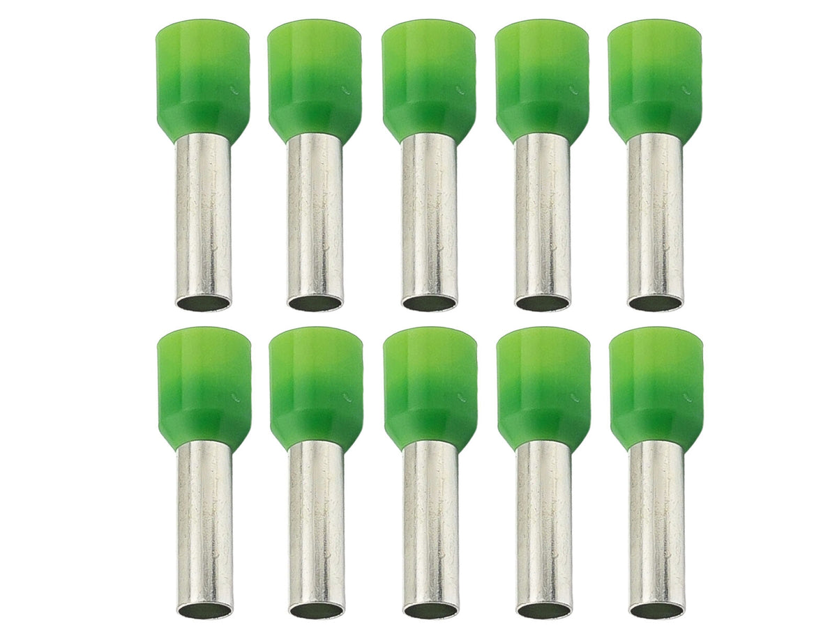 Bootlace Pin - Green 6mm2 - 10 Pack