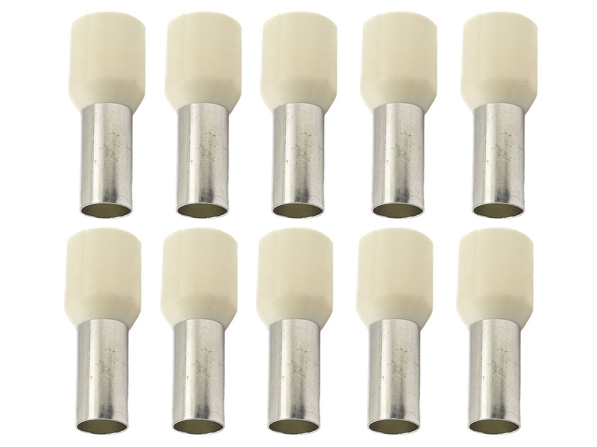 Bootlace Pin - Ivory 16mm2 - 10 Pack