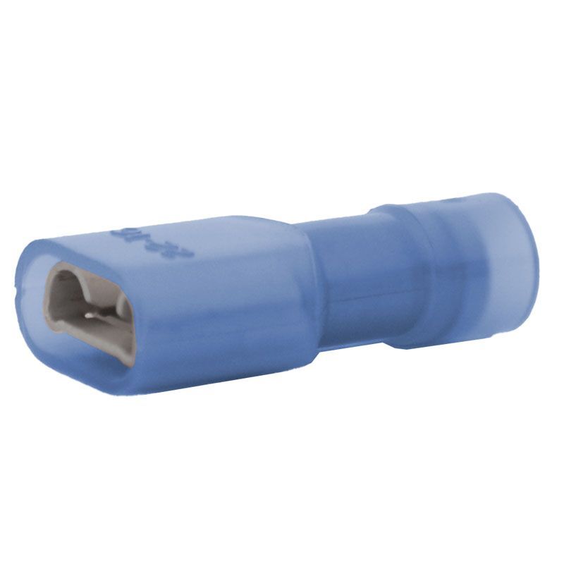 Blue Blade Terminal Female - 6.3mm 10 Pack