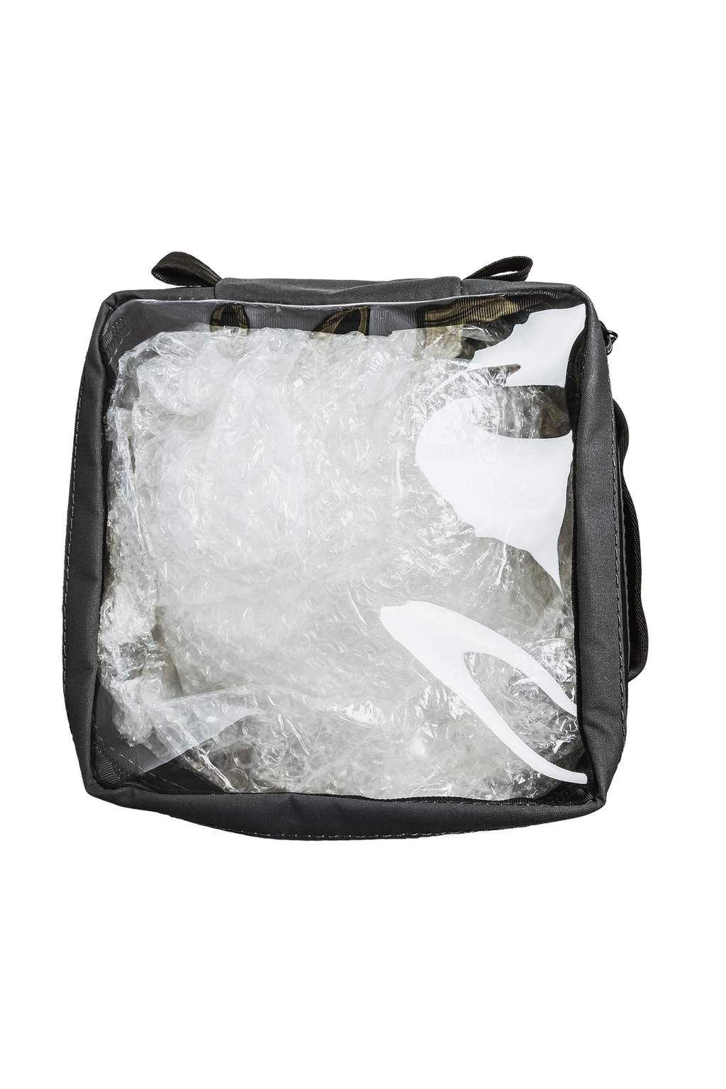 Canvas Storage Bag - Small with clear top