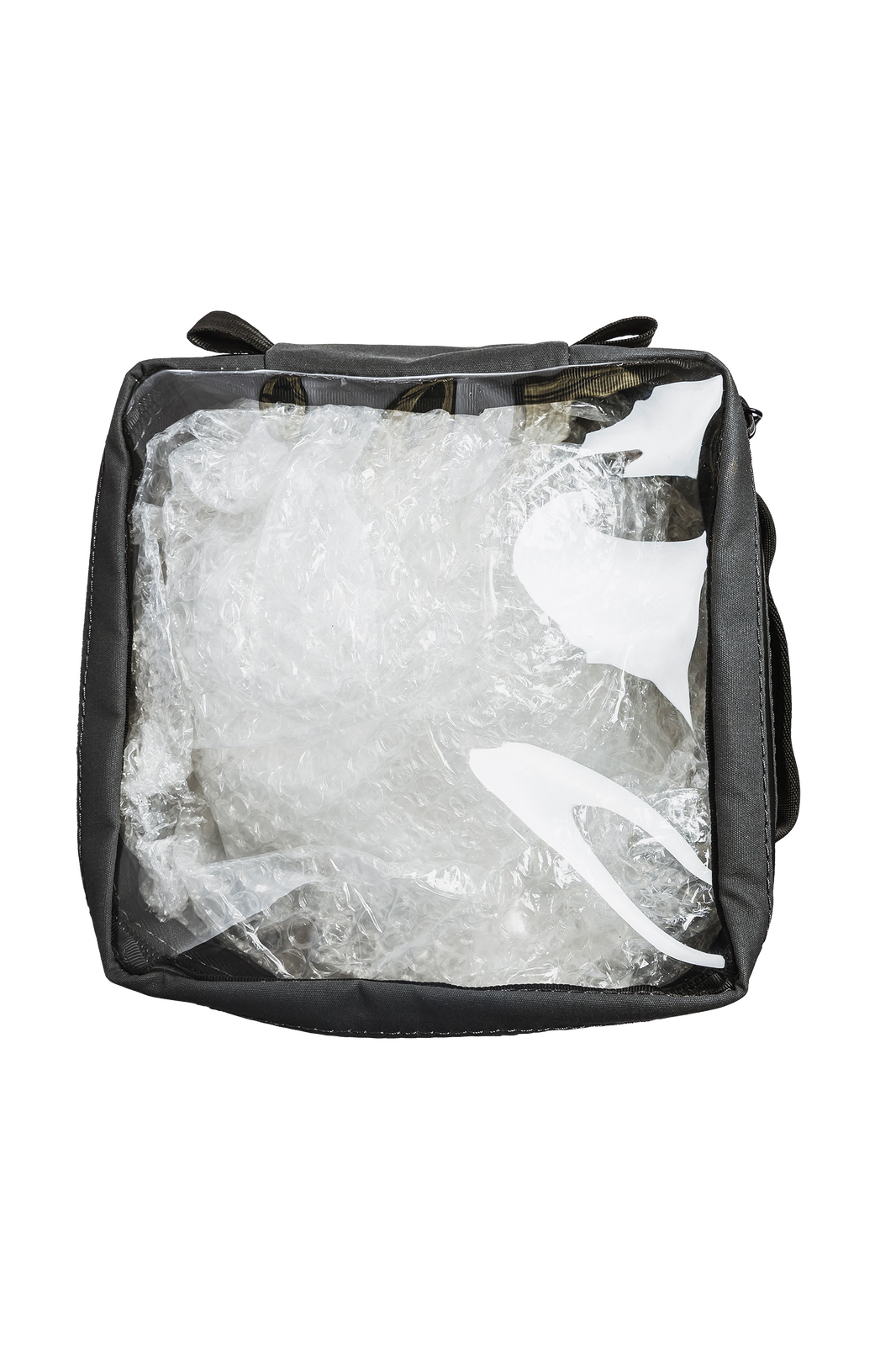 Canvas Storage Bag - Small with clear top