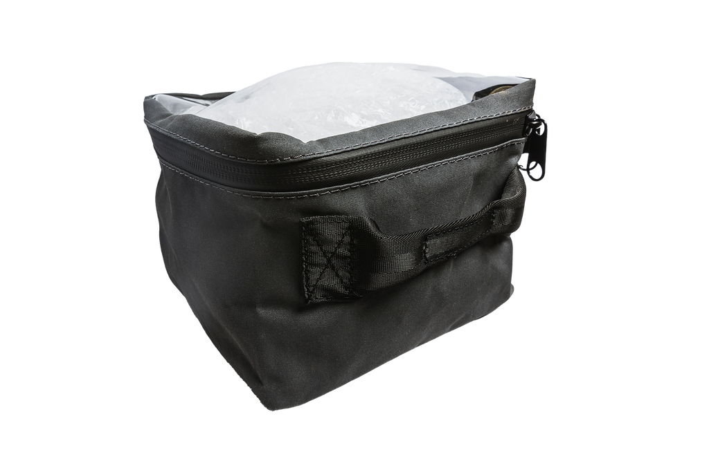 Canvas Storage Bag - Small with clear top