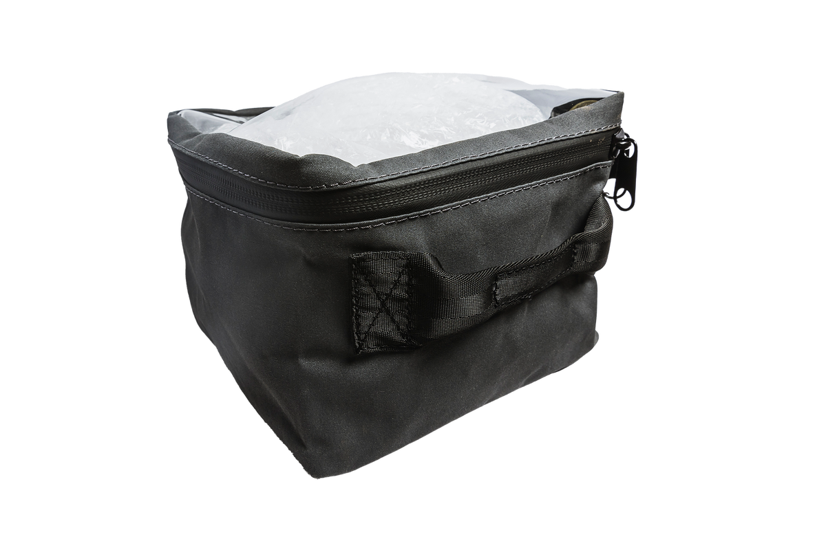 Canvas Storage Bag - Small with clear top