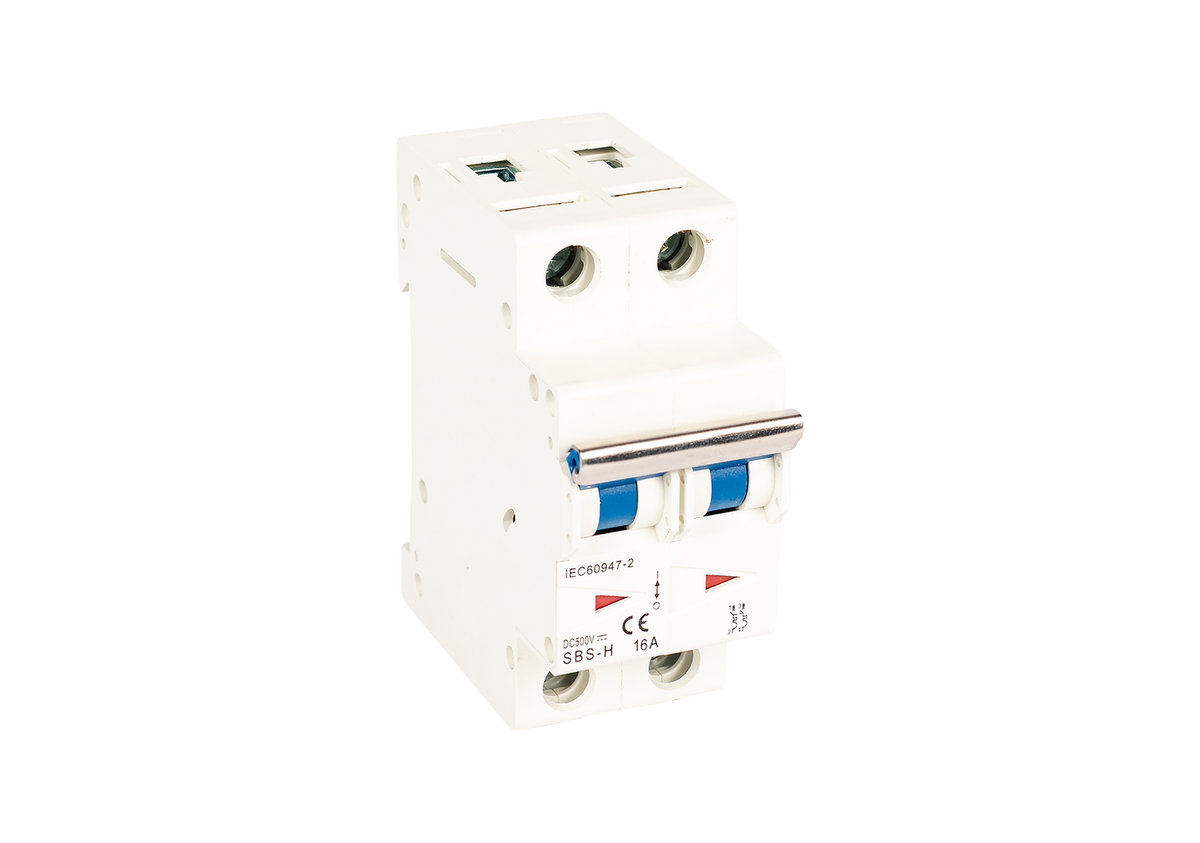 MCB 500V 2P 16A - DC Solar Isolator