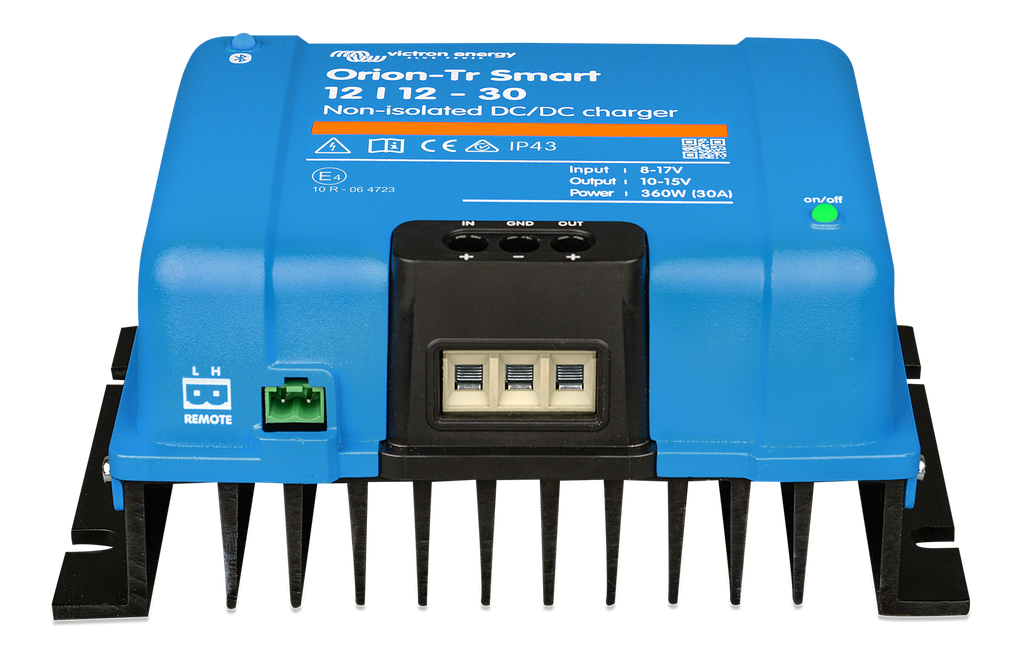 Orion-Tr Smart 12/12-30A (360W) Non-isolated DC-DC charger