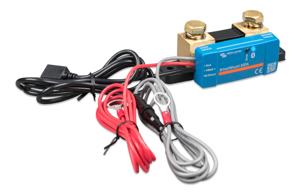 Victron Smart Shunt 300A Battery Monitor with Bluetooth IP65 Waterproof
