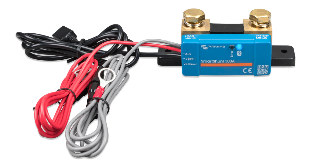 Victron Smart Shunt 300A Battery Monitor with Bluetooth IP65 Waterproof