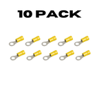 Yellow Ring Terminal - 4.3mm 10 Pack