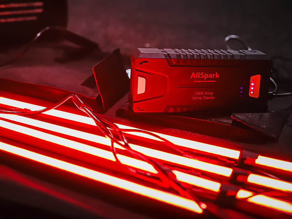 USB LED Light Strip Kit & Jump Starter | Power for up to 8 hours