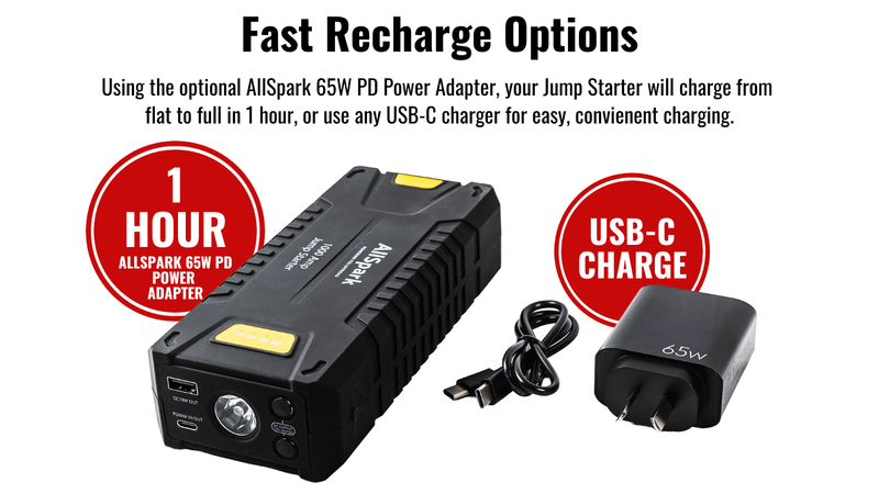 Jump Starter Pack AllSpark 1000A Pro Series Lithium