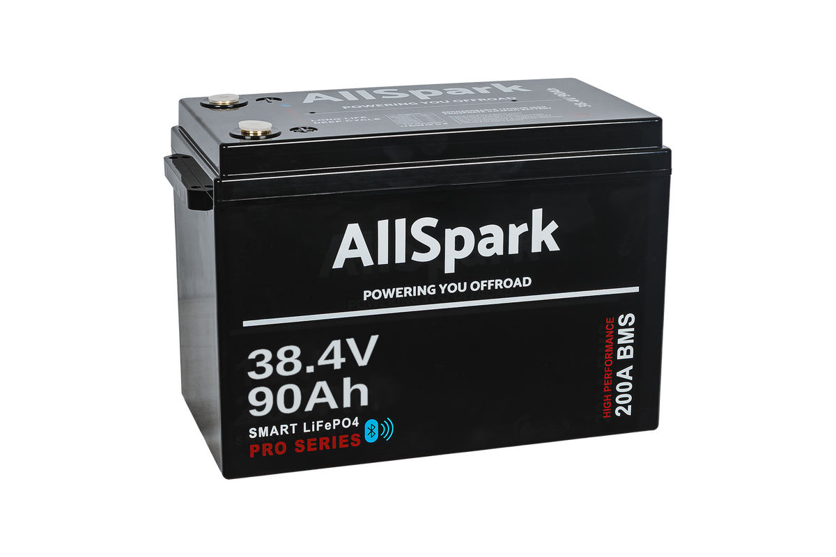 90AH LITHIUM BATTERY 36V IP67 Marine battery AllSpark with Bluetooth