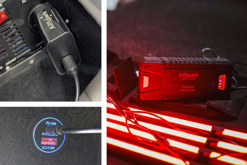 USB LED Light Strip Kit | Wireless Remote | 4 Bar | Dual Colour Red & White | AllSpark